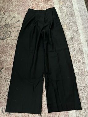 COS Black Wide-Leg Trousers